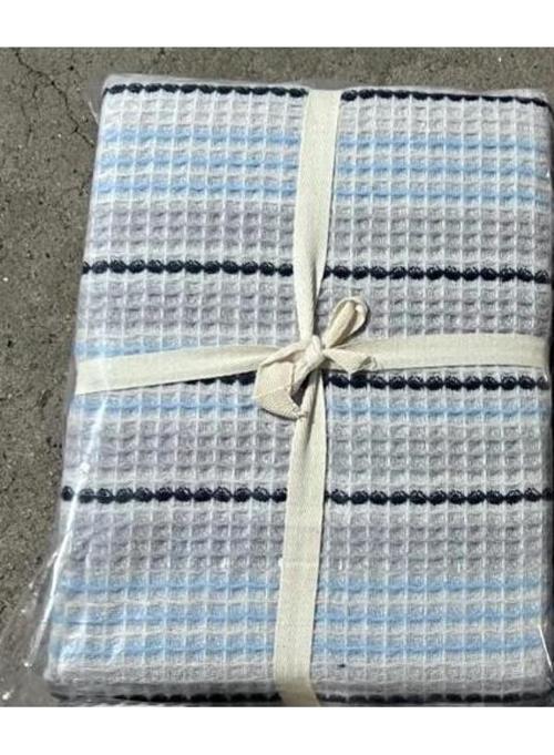 Serena Pamuklu Battaniye (190x230) - Bebe Mavi