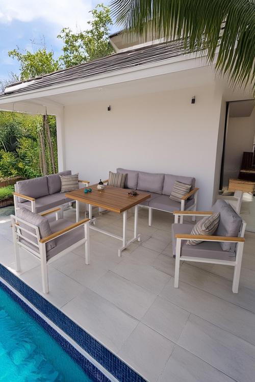 Metal Balkon Seti, Bahçe Takımı, Kafe Koltuğu, Bekleme Alanı Koltuğu, Oturma Grubu 1 + 1 + 2 + 3