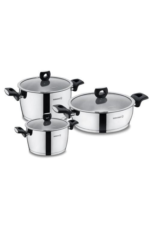 A2989 Nora Jr. 6 Parça Tencere Seti