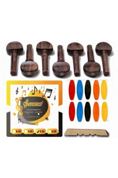 Nokta Sedefli Pelesenk Bağlama Burgu + 0.22 Şensexdivan Saz Teli