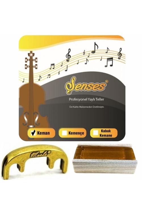 Keman Teli Marla Metal Gold Rengi Susturucu Reçine 3'Lü Set