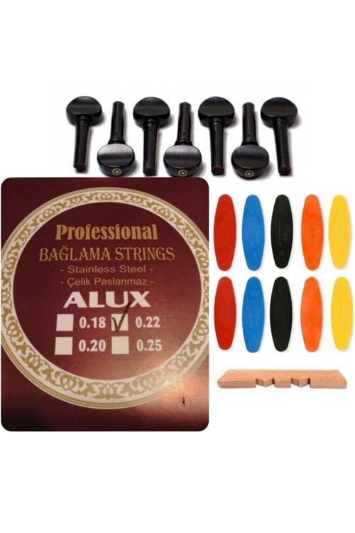 Alux 0.22 Çelik Abanoz Burgu Tezene Eşik 4'Lü Set