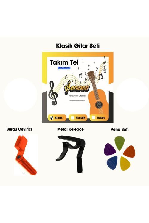 Klasik Gitar Seti Hepsi Bir Arada