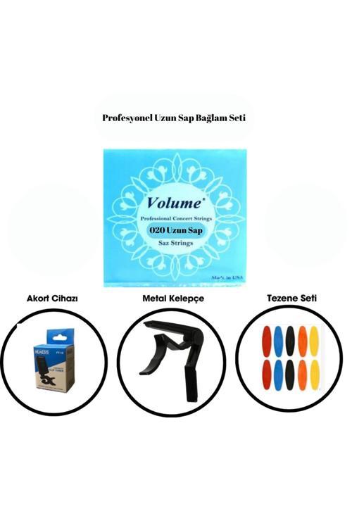 0 20 Uzun Bağlama Tel Ve Seti