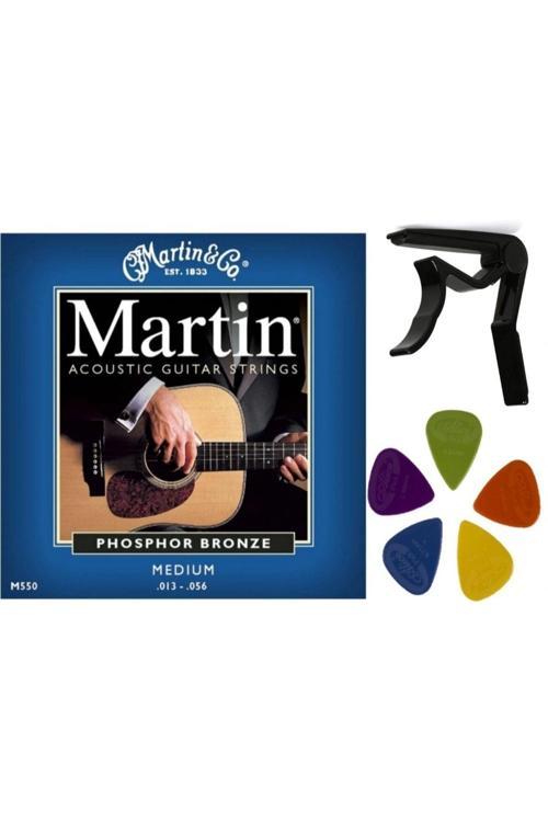 M550 Phosphor Bronze Medium 13 Akustik Takım Tel 3'Lü Set