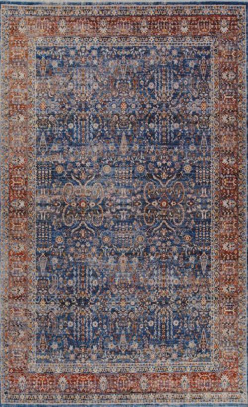 Halı 7/24 Serisi 1154 Lacivert Salon Oturma Yatak Odası Halısı