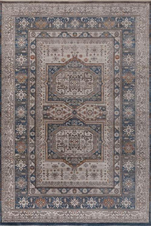 Halı 7/24 Serisi 1481 Mavi Salon Oturma Yatak Odası Halısı