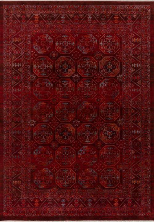 Halı 7/24 Serisi 1569 Bordo Salon Oturma Yatak Odası Halısı