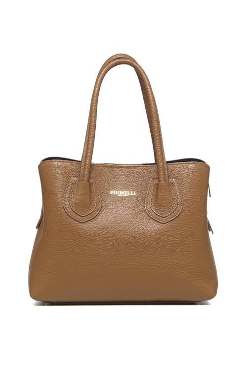 Kadın Omuz Çantası IVA M Piumelli Milano Bag D17 Tobacco