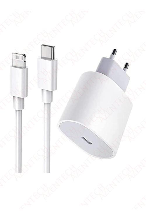 Type-C 20W (Watt) Hızlı Şarj Cihazı Adaptörü Ve Lightning Kablolu Kutulu Set