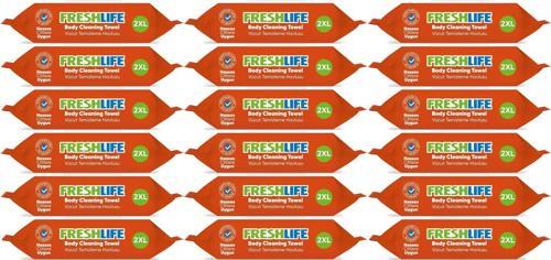 Hasta Vücut Temizleme Islak Mendil Havlu 50 Yaprak XL (18 Li Set)