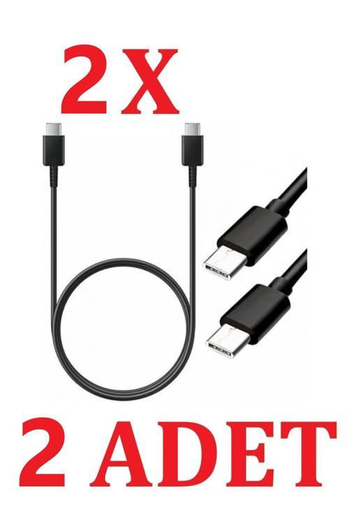 (EP-DN980) Usb-C To Usb-C (5A) 45W Hızlı Şarj ve Data Kablosu 1 Metre Siyah 2 Adet