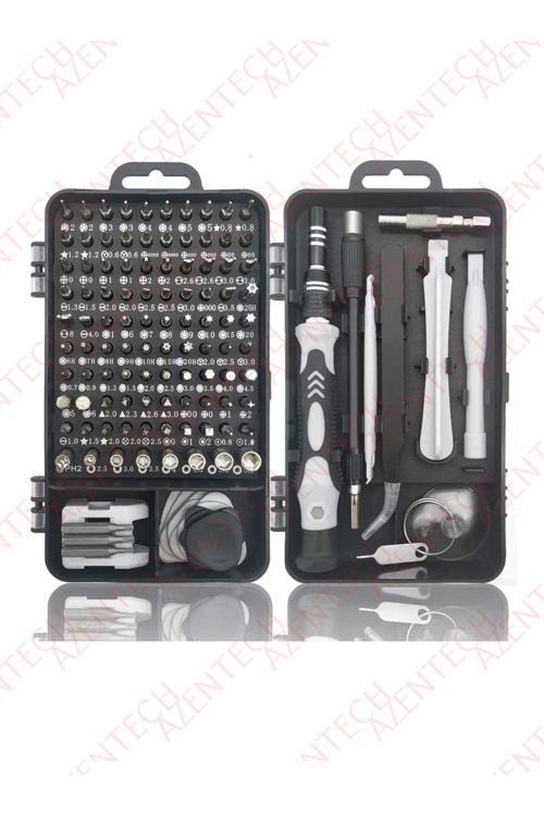 115 Parça Çok Fonksiyonlu Telefon, Bilgisayar, Saat, Elektronik Tamiri İçin Hassas Tornavida Seti