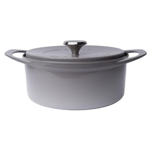 , Derin Tencere, 28 Cm, Parlak Gri