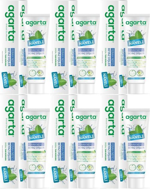 Doğal Diş Macunu 100ML Naneli (6 Lı Set)