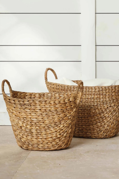 Lora Hasır Oval Sepet 40 cm