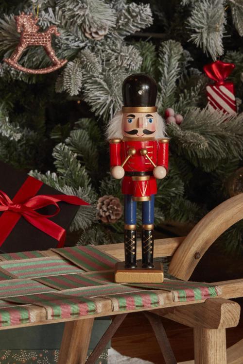 New Year Nutcracker With Drums 25 cm
