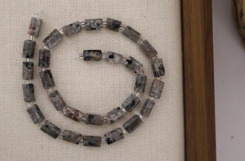 SİLİNDİR KÖŞELİ KESİM YOOPERLİTE 8X11 MM DOĞAL TAŞ DİZİ- YÜKSEK KALİTELİ DOĞAL TAŞ