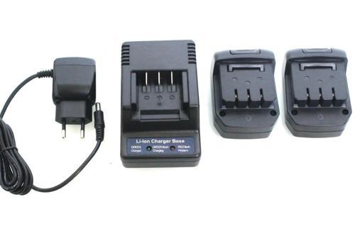 Toua GSN40 / GFN3490CH / GSN50 / DCG72D-600 Batarya 2 Adet + Şarj Cihazı Set Betona Gazlı Çivi Çakma Tabancası