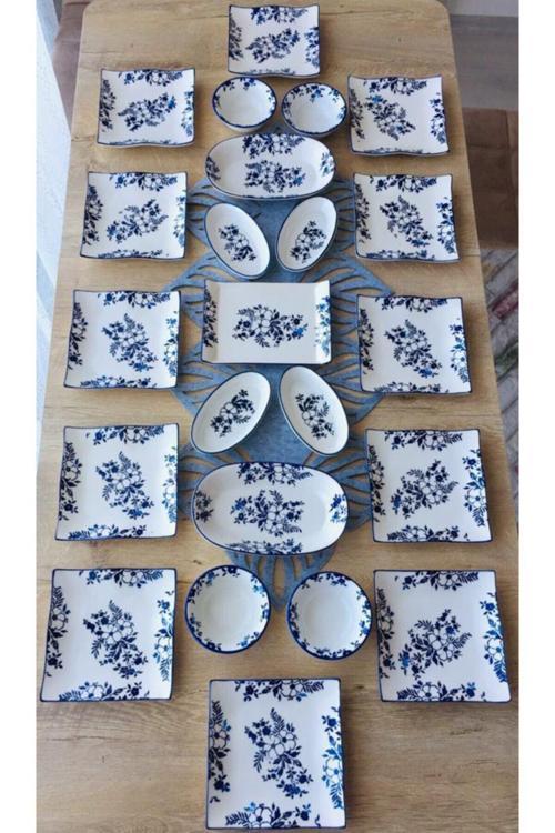 Jasmine Pattern 12 Kişilik 23 Parça Kahvaltı Takımı