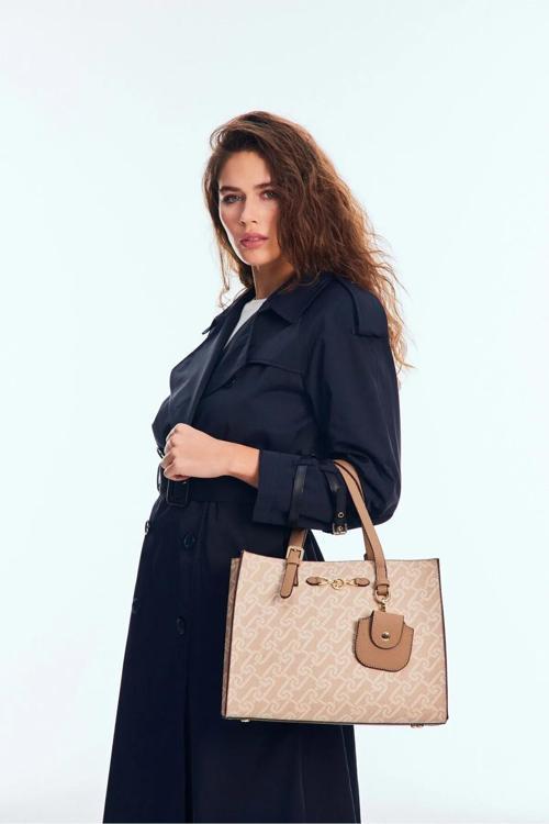 Kadın Omuz Çantası US24506 U.S. POLO ASSN. USPA LADIES BAG BEIGE