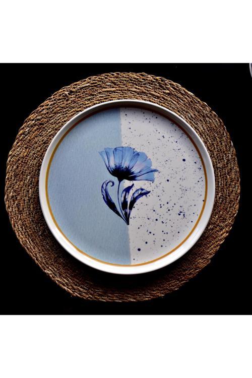 Blau Poppy Büyük Servis Tabağı