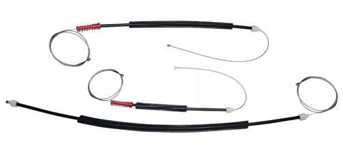 VW Polo 4 9N 2/3 Kapı ve 4/5 Kapı 2002-2009 6Q4837461-6Q4837755 Sol ve Sağ Ön Cam Kriko Teli 2 Adet