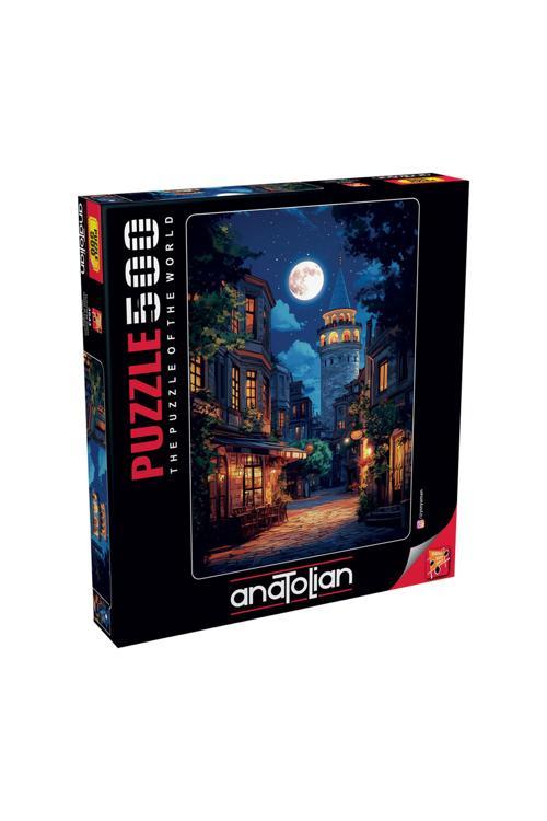 500 Parçalık Puzzle - Dolunayda Galata 3643