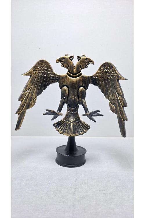 29X32 Siyah Çift Başlı Kartal Biblo