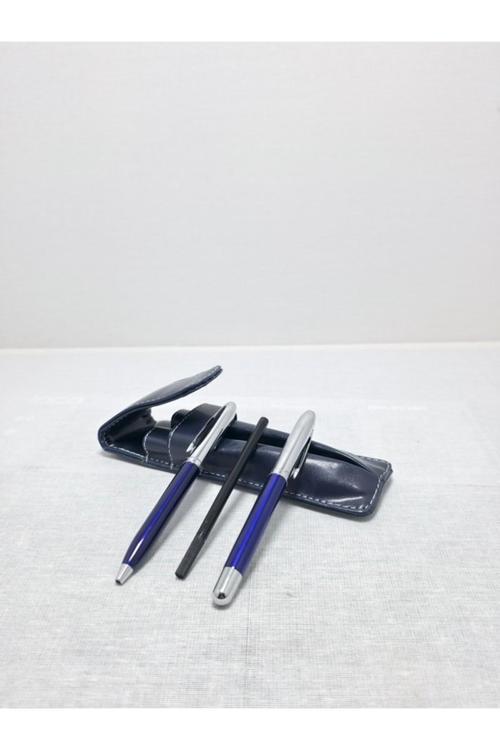 Öğretmenlere Özel Deri Kaplı Dolma Kalem