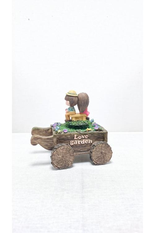 Aşk Bahçesinde Sevgili & Arabalı Müzik Kutusu