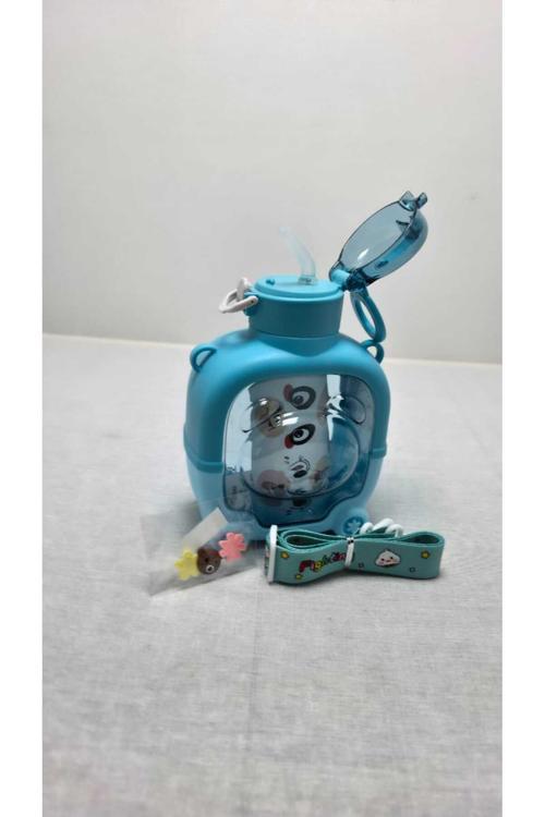 Frefly Motivasyonel Ayıcık Su Matarası Çocuk Suluk 1000 Ml Sticker