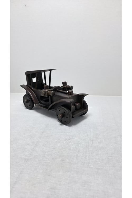 Frefly El Yapımı Doğal Ahşap Dekoratif Araba Antika Tarzı Nostaljik Koleksiyonluk Özel Üretim