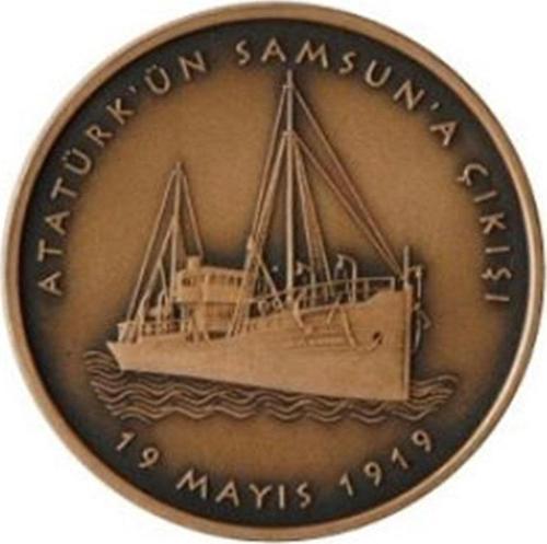 Atatürk'ün Samsun'a Çıkışının 100. Yılı Bronz Sikke Coin