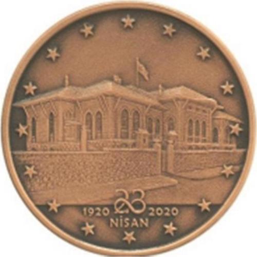 TBMM'nin Açılışının 100. Yılı Bronz Sikke Coin