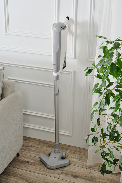 Dustroyer 1272H 2 in 1 Metal Borulu Kablolu Dikey Süpürge Beyaz Gri
