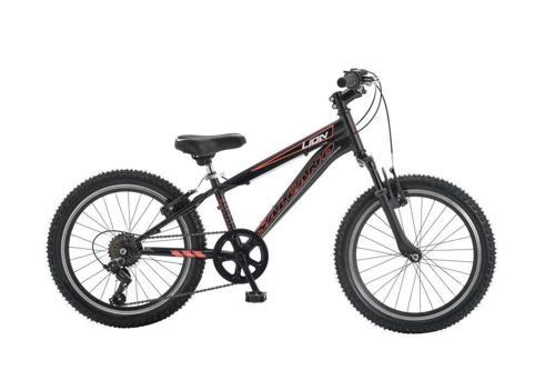 Lion 20 V Fren 6 Vites 20 Jant Çocuk Bisikleti Siyah Kırmızı