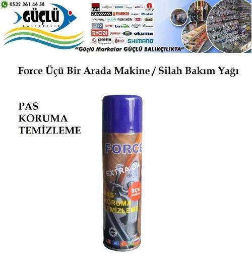 Makina Silah Bakım Yağı 3 Lü Kullanım Force Extra Oıl