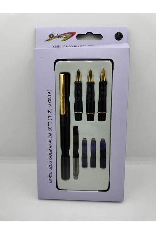 Dolma Kalem Kesik Uç 3 Lü Set