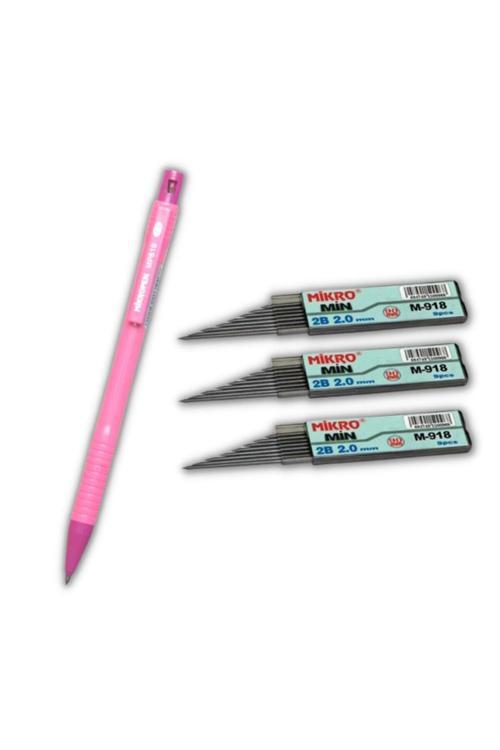 2.0 Mm Kalın Uçlu Versatil Kalem 1 Adet Ve 2.0 Mm Kalın Uç Siyah 3 Adet