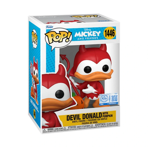 Funko POP Disney: Devil Donald with Pumpkin Special Edition