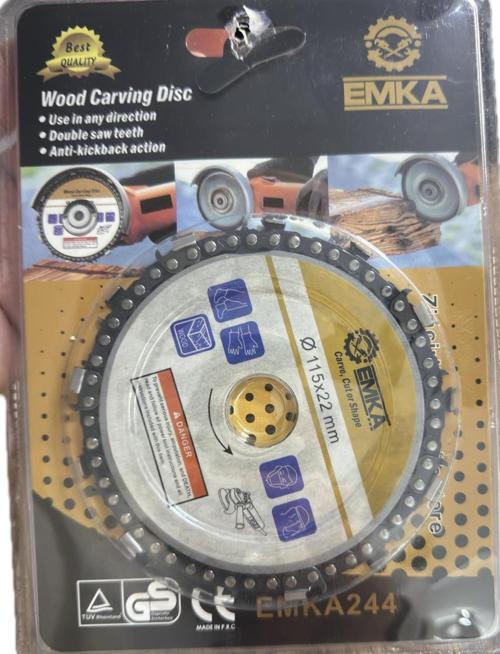 EMKA Ahşap Oyma Diski Zincirli Testere 115 X 22