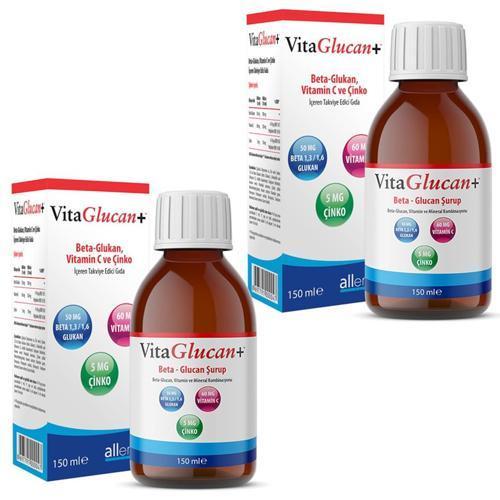 Vitaglucan Şurup 150 ML - 2 ADET -SKT:05/2028