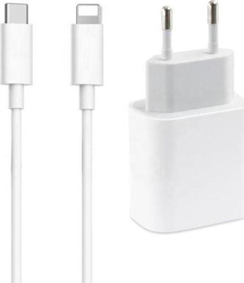 Apple Uyumlu Iphone 11 - 11 Pro Max Hızlı Şarj Aleti Seti 20w Adaptör Usb C 1 m Kablo