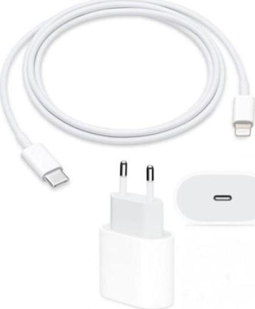 Apple Uyumlu Orjinal Iphone 12/12 Pro Max Şarj Aleti Seti 20w Usb-c Adaptör Usb-c Lightning Kablo