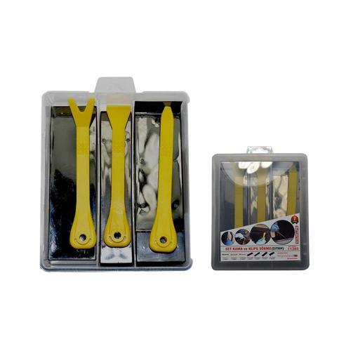 Plastik Siyah Kama - Plastik Sökme ve Kazıyıcı Set Kutusu 7 Parça