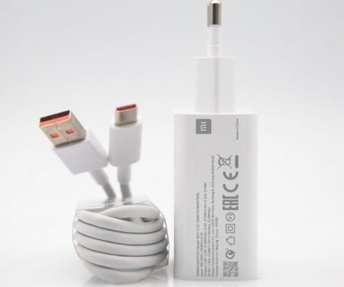Xiaomi Uyumlu Gregoss ve Poco Orjinal 33 Watt 5A Mdy 11 Ez Turbo Şarj Aleti Başlık+Kablo Set (Kutusuz) Turuncu Uçlu