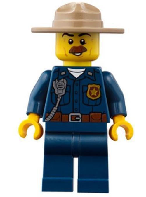 Minifigür Mountain Police Chief Male cty0870