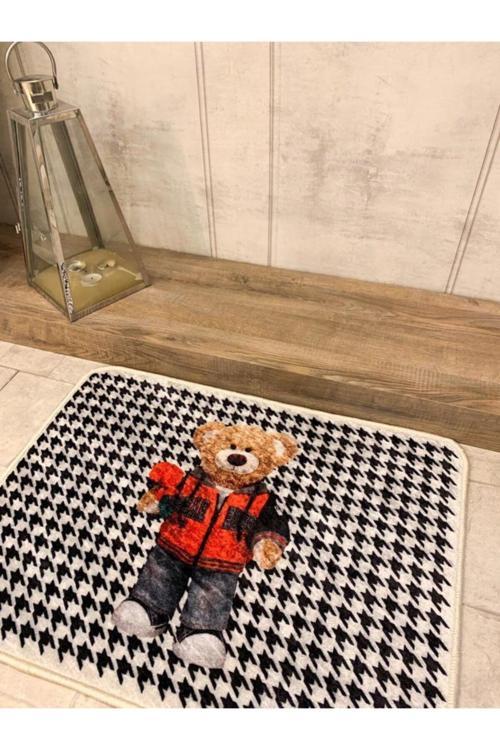 Çağdaş Sevgililer Günü Kaymaz Taban Kapı Önü Paspası (Ebat 50X70)