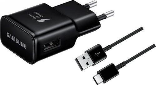 Samsung Uyumlu EP-TA20EBEUGGB 1 Çıkışlı 2000 Mah Type-C Kablo + Şarj Aleti (Kablo Dahil)